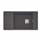 Franke Fresno FSG 611 zlewozmywak 87,7x49,5 cm odwracalny Fragranit+ łupkowy szary 114.0716.334