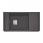 Franke Fresno FSG 611 zlewozmywak 87,7x49,5 cm odwracalny Fragranit+ łupkowy szary 114.0716.334