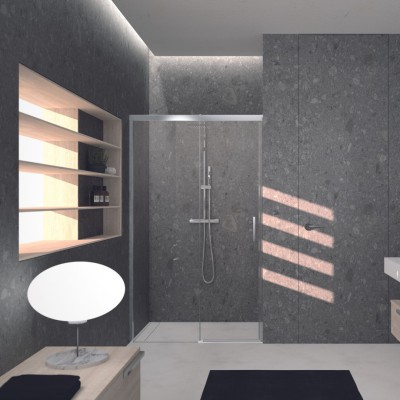 Novellini Kali PH drzwi prysznicowe 160 cm KALIPH1561B