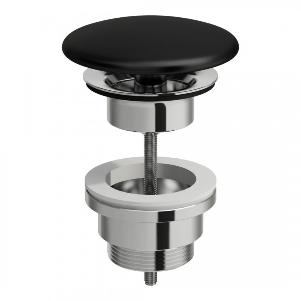 Laufen korek do umywalki ceramiczny czarny mat H8981847160001