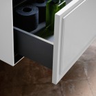 Laufen The New Classic szafka podumywalkowa 57,7 cm z blatem biały połysk H4060050856311