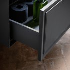 Laufen The New Classic szafka podumywalkowa 57,7 cm z blatem szary traffic mat H4060060856271