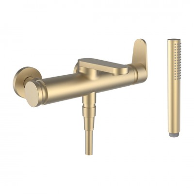 Laufen The New Classic bateria prysznicowa ścienna złoty szczotkowany HF900560462000