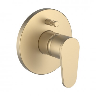 Laufen The New Classic bateria wannowo-prysznicowa podtynkowa złoty szczotkowany HF900579462000