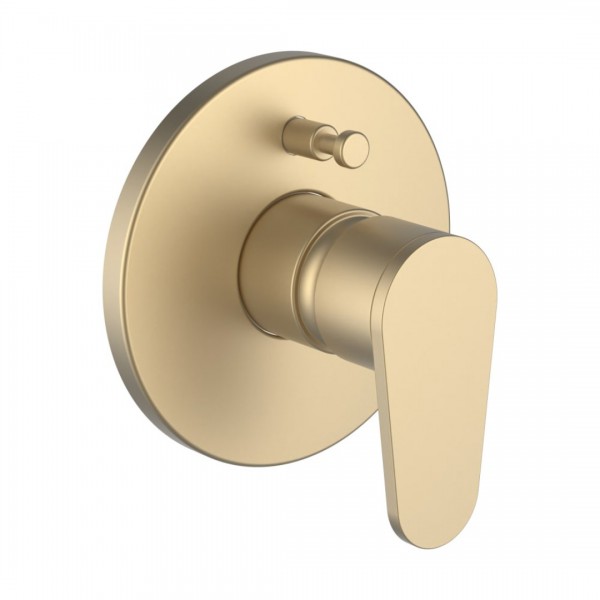 Laufen The New Classic bateria wannowo-prysznicowa podtynkowa złoty szczotkowany HF900579462000