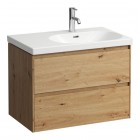 Laufen Lua umywalka ścienna 75x46 cm prawa biała H8170850001041