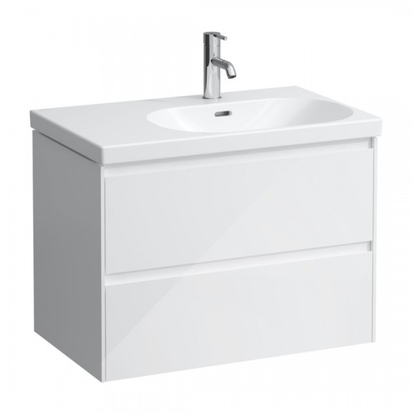 Laufen Lani szafka podumywalkowa 73,5 cm prawa biały połysk H4035821122611