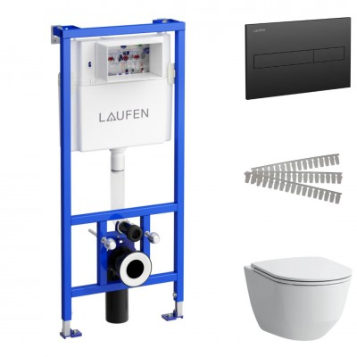 Laufen Lis Pro A 5w1 przycisk czarny mat 57338 Laufen Lis Pro A 5w1 przycisk czarny mat 57338