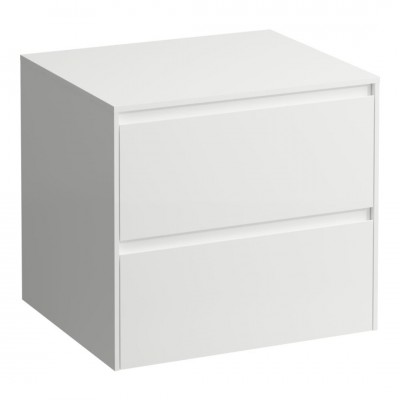Laufen Lani szafka podumywalkowa 58,5 cm z blatem biały połysk H4043001122601