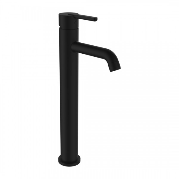 Laufen Lua bateria umywalkowa stojąca wysoka czarny mat H3110880811201