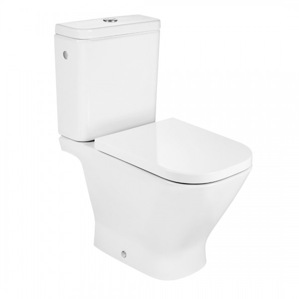 Roca Gap Square miska WC do kompaktu Rimless biała A342479000