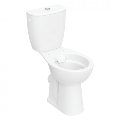 Koło Rekord zestaw WC kompakt Rimfree odpływ poziomy biały K99038000