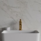 Omnires Armance bateria umywalkowa stojąca retro złoty połysk AM5210GL