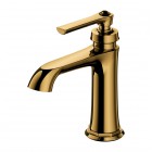 Omnires Armance bateria umywalkowa stojąca retro złoty połysk AM5210GL