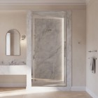 Omnires Armance ramię ścienne do deszczownicy okrągłe 40 cm retro chrom RA06CR