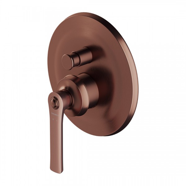 Omnires Armance bateria wannowo-prysznicowa podtynkowa retro miedź antyczna AM5235ORB