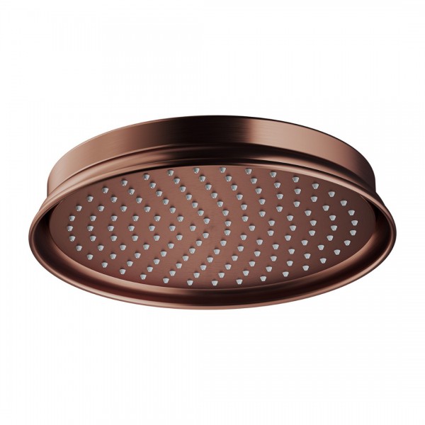 Omnires Armance deszczownica okrągła 22,5 cm retro miedź antyczna WGARMANCEORB