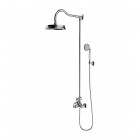 Omnires Armance zestaw natryskowy termostatyczny deszczownica 22,5 cm retro chrom AM5244/6CR