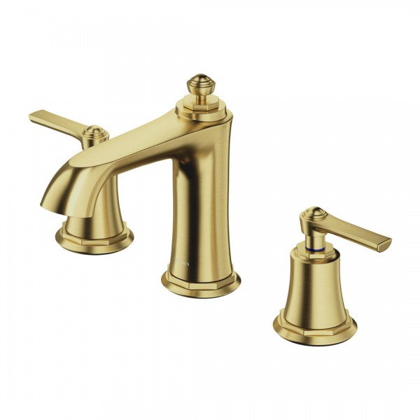 Omnires Armance bateria umywalkowa 3-otworowa stojąca retro mosiądz szczotkowany AM5214BSB