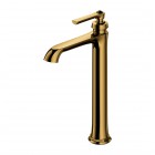 Omnires Armance bateria umywalkowa wysoka stojąca retro złoty połysk AM5213GL