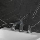 Omnires Armance bateria umywalkowa 3-otworowa stojąca retro chrom AM5214CR