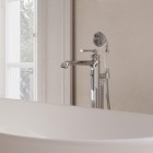 Omnires Armance bateria wannowa wolnostojąca retro chrom AM5233CR