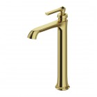 Omnires Armance bateria umywalkowa wysoka stojąca retro mosiądz szczotkowany AM5213BSB