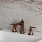 Omnires Armance bateria umywalkowa 3-otworowa stojąca retro miedź antyczna AM5214ORB