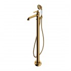 Omnires Armance bateria wannowa wolnostojąca retro złoty połysk AM5233GL