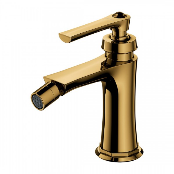 Omnires Armance bateria bidetowa stojąca retro złoty połysk AM5220GL