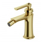 Omnires Armance bateria bidetowa stojąca retro mosiądz szczotkowany AM5220BSB