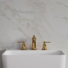 Omnires Armance bateria umywalkowa 3-otworowa stojąca retro złoty połysk AM5214GL
