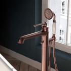 Omnires Armance bateria wannowa wolnostojąca retro miedź antyczna AM5233ORB