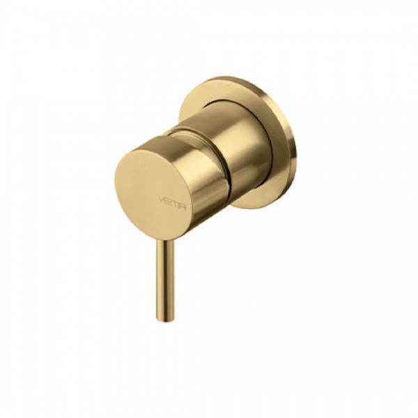 Vema Otago bateria prysznicowa podtynkowa złoty szczotkowany V17131.AP.98