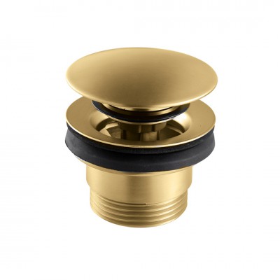 Vema Otago korek klik-klak do umywalki okrągły złoty szczotkowany P000400.AP.98