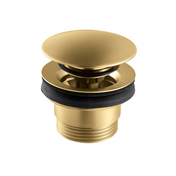 Vema Otago korek klik-klak do umywalki okrągły złoty szczotkowany P000400.AP.98