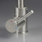 Deante Neo Luno bateria kuchenna stojąca beż/stal BOC_5740