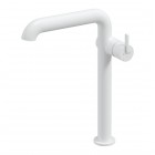 Deante Silia bateria umywalkowa wysoka stojąca biały mat BQS_A24K