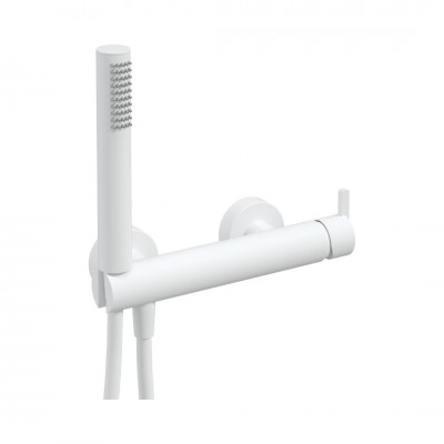 Deante Silia bateria prysznicowa ścienna biały mat BQS_A41M