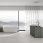 Deante Silia bateria wannowa 4-otworowa biały mat BQS_A14M