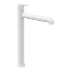 Deante Silia bateria umywalkowa wysoka stojąca biały mat BQS_A20K