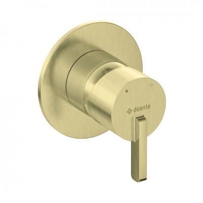 Deante Silia bateria prysznicowa podtynkowa złoto szczotkowane BQS_R44L