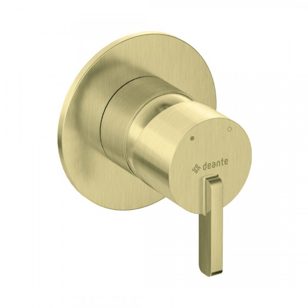 Deante Silia bateria prysznicowa podtynkowa złoto szczotkowane BQS_R44L