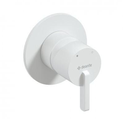 Deante Silia bateria prysznicowa podtynkowa biały mat BQS_A44L