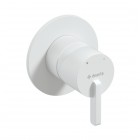 Deante Silia bateria prysznicowa podtynkowa biały mat BQS_A44L