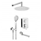 Deante Arnika zestaw wannowo-prysznicowy podtynkowy chrom BXYY0QAM