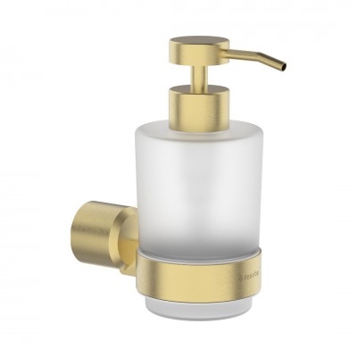 Deante Arnika dozownik na mydło ścienny złoto szczotkowane ADA_R421