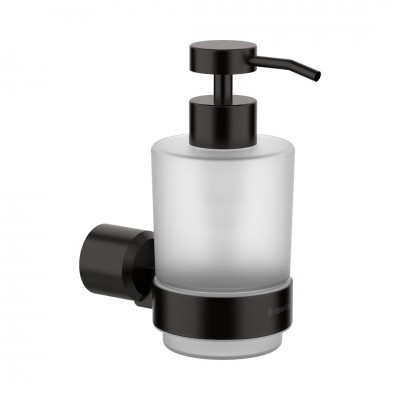 Deante Arnika dozownik na mydło ścienny czarny mat ADA_N421