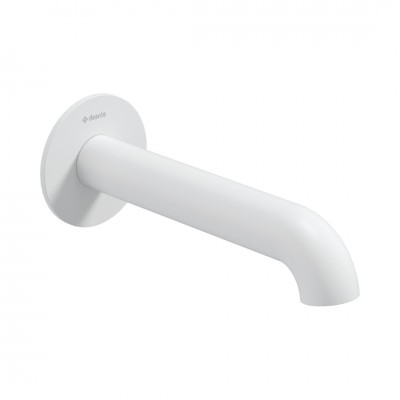 Deante Silia wylewka wannowa ścienna 20,5 cm biały mat NQS_A81K