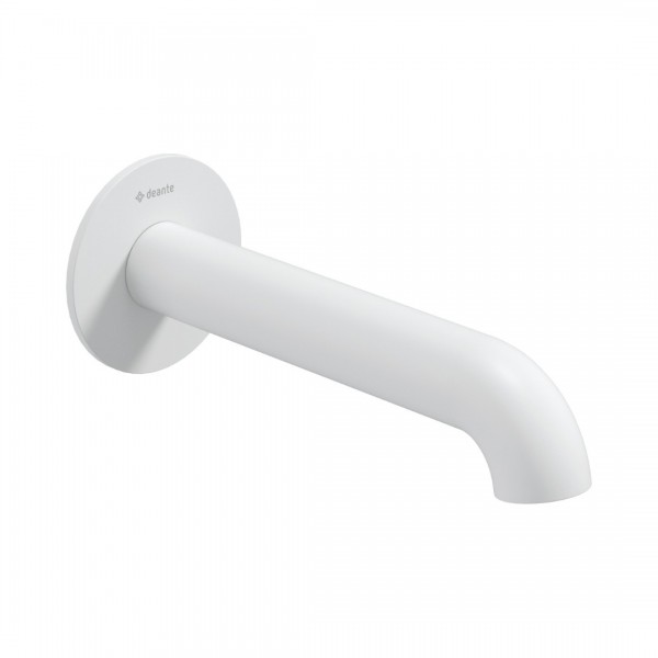 Deante Silia wylewka wannowa ścienna 20,5 cm biały mat NQS_A81K